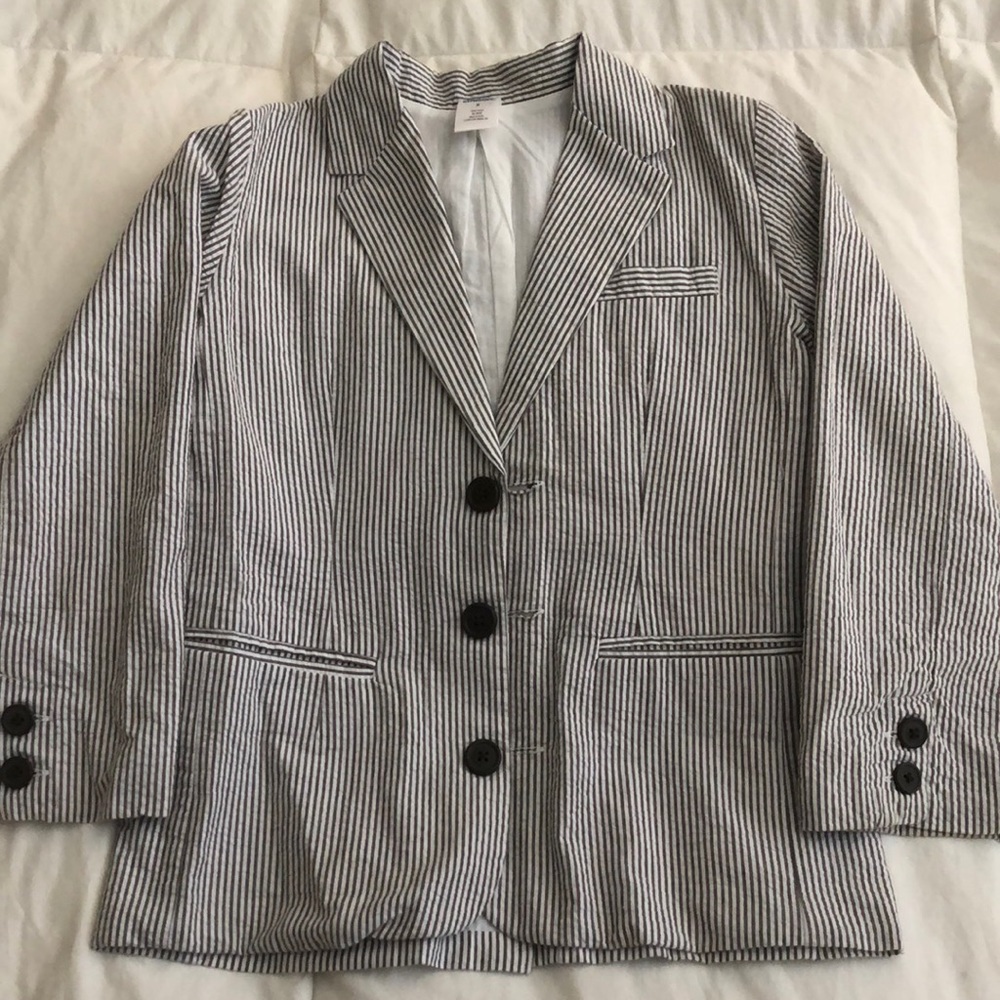 Seersucker blazer